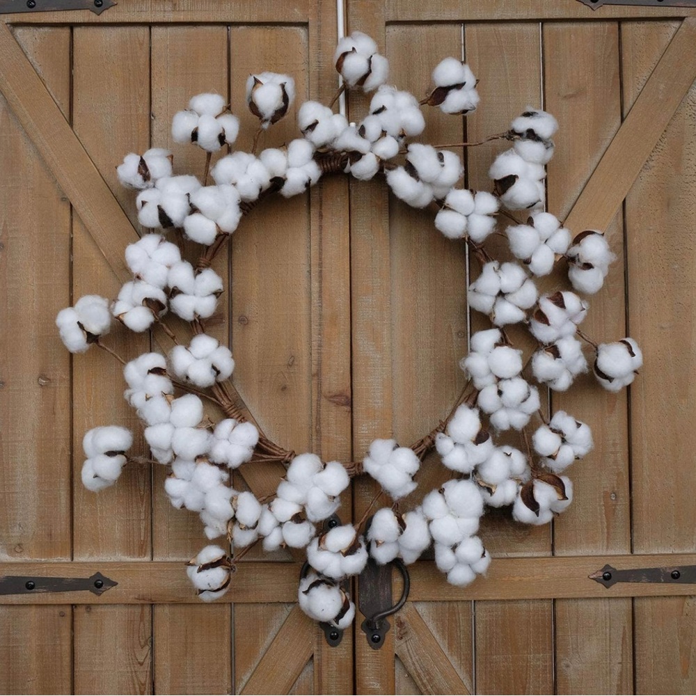 12” cotton wreath adjustable home decor.
